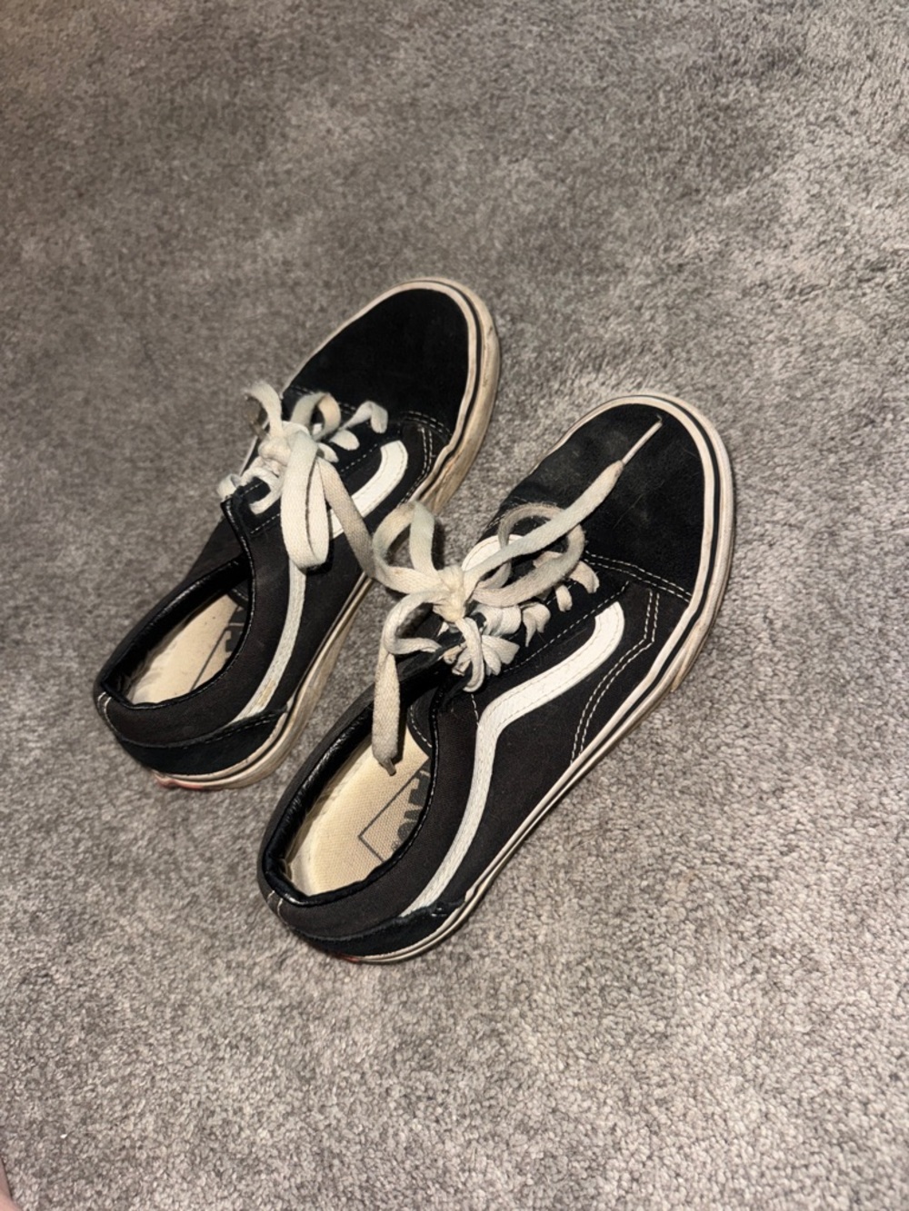 Vans Black and White Old Skool Sneakers